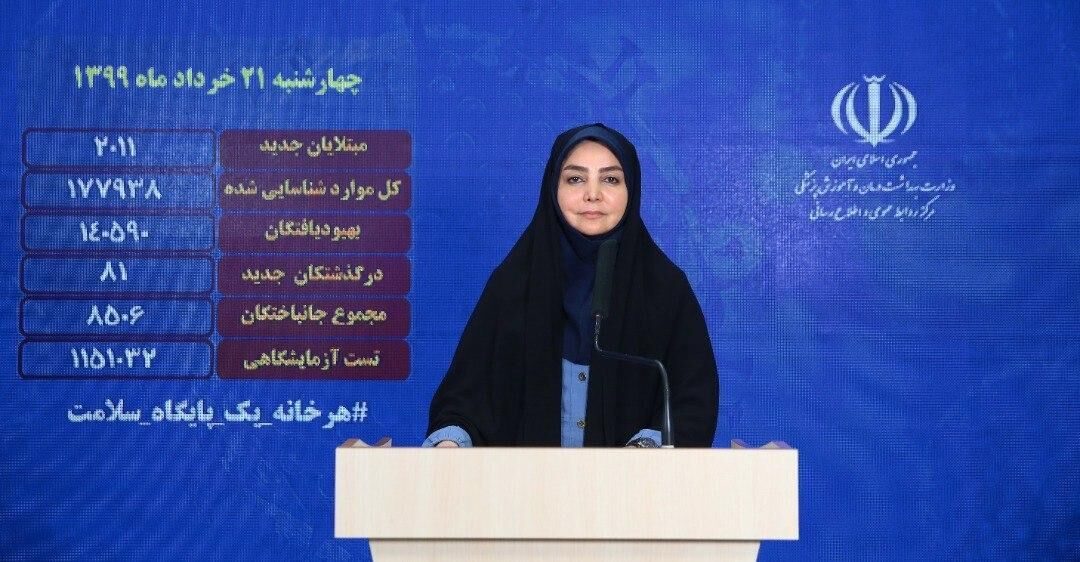 مرگ 121 نفر دیگر بر اثر کرونا در ایران/ شناسایی 2445 بیمار جدید 