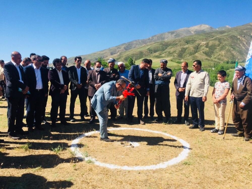 کلنگ زنی سالن چندمنظوره ورزشی در سیلوانای ارومیه