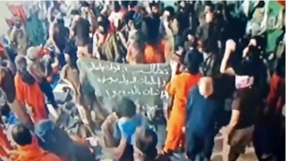 زیندانییانی داعش لە باشووری حەسەکە یاخی بوون