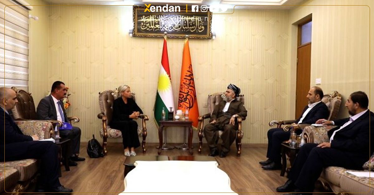 دیدار نماینده سازمان ملل در عراق با امیر جماعت اسلامی کردستان