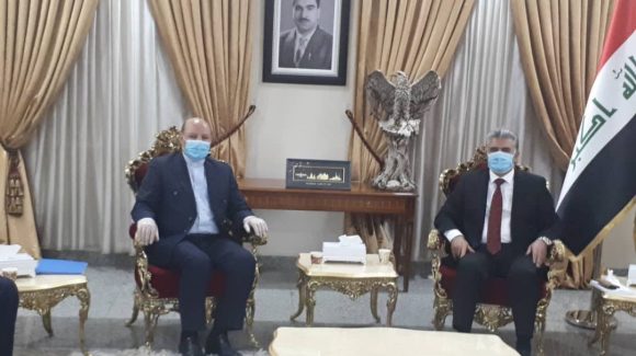 وەزیری ناوخۆی هەرێم لەگەڵ سەرکونسووڵی ئێران لە هەولێر دیداری کرد