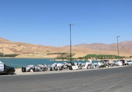٢٠ تن زباله در روز سیزده بدر در مهاباد جمع آوری شد