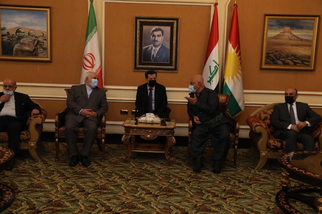 Iran FM Javad Zarif arrives in Erbil