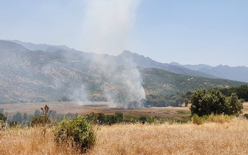 Turkey shells areas in Kurdistan Region