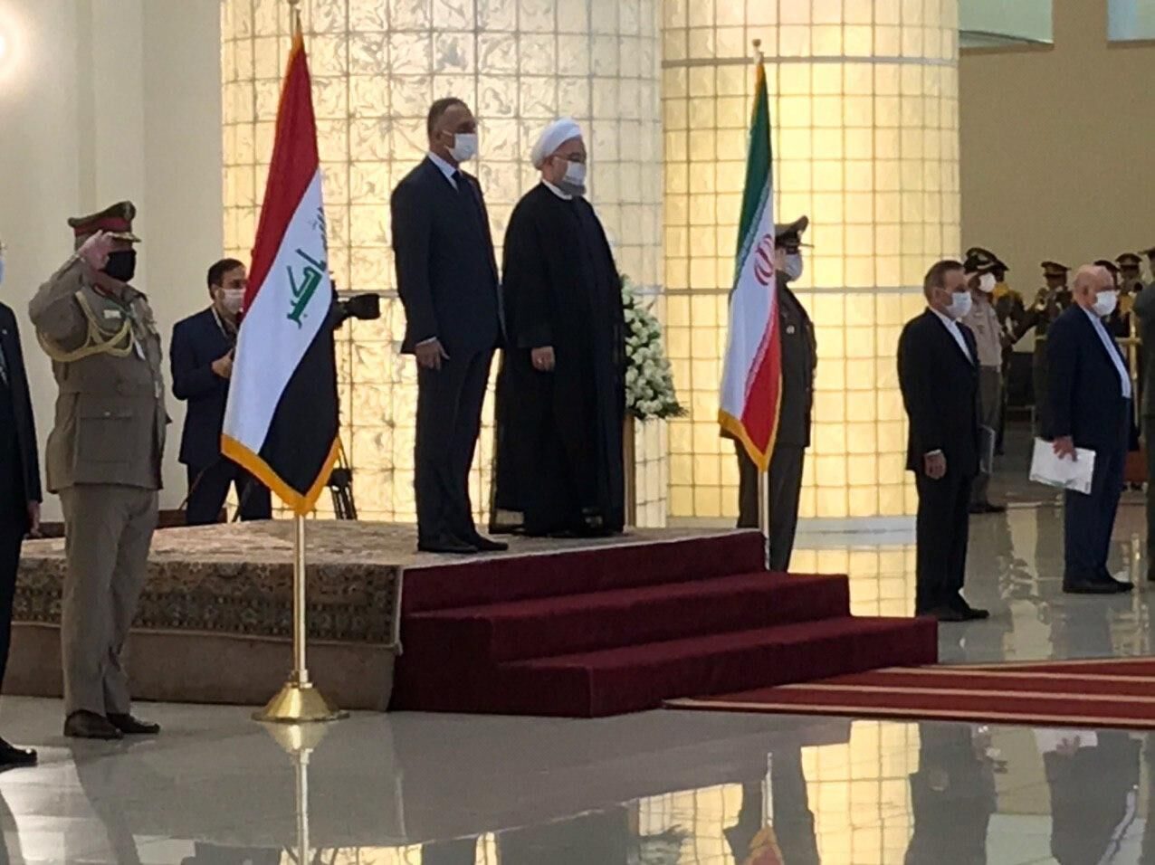 Iraqi PM arrives in Iran, welcomed by President Rouhani