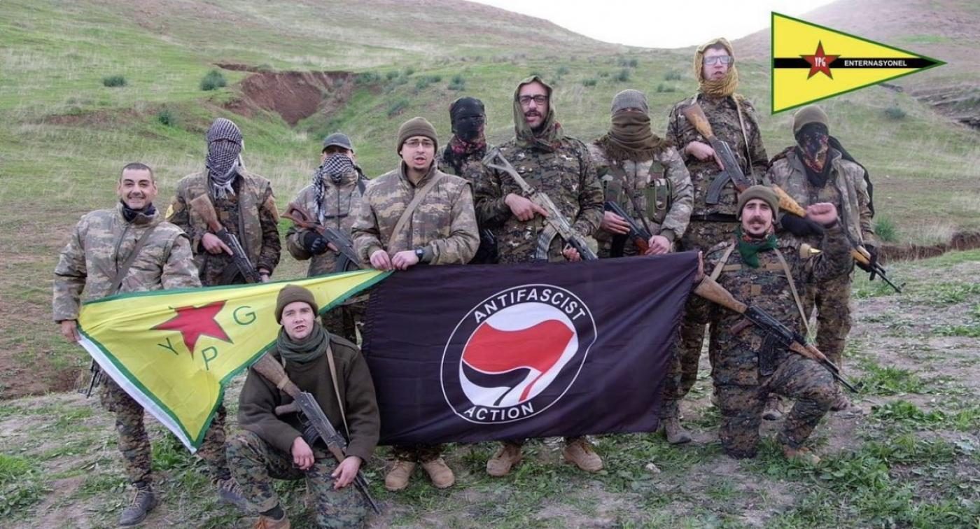 تحقیق محرمانه آمریکا درباره ارتباط YPG با گروه آنتیفا