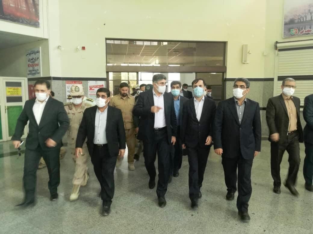 بازدید معاون وزیر صنعت از زیرساخت های مرز خسروی و پرویزخان