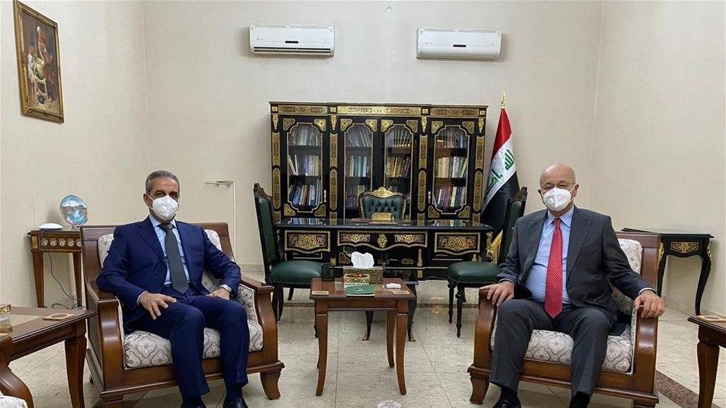 گفتگوی برهم صالح با رئیس دستگاه قضایی عراق درباره انتخابات و دادگاه عالی فدرال