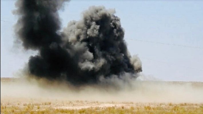 كاروانێكی هاوپەیمانان لە باشووری عێراق كرایە ئامانج
