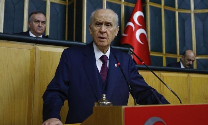 MHP leader denounces Davutoglu’s remarks about Kurdish language