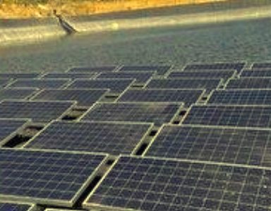 نخستین نیروگاه خورشیدی شناور ایران، در مهاباد تاسیس شد