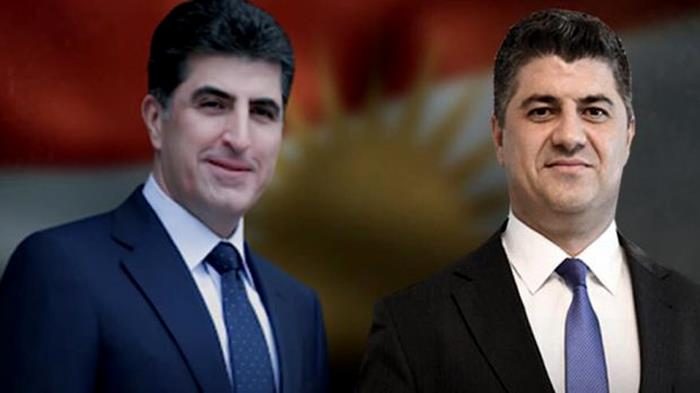 نچیروان بارزانی و لاهور شیخ جنگی در کسوت روسای احزاب با ماکرون دیدار می کنند