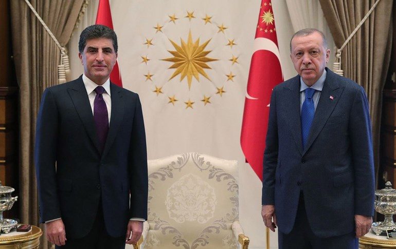 نچیروان بارزانی و اردوغان دیدار کردند