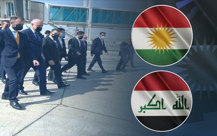 هیئت مذاکره کننده اقلیم کردستان وارد بغداد شد