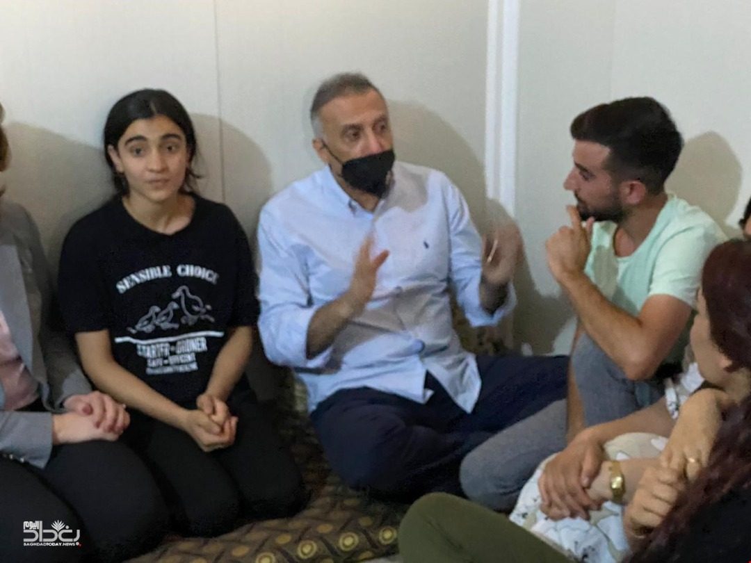 بازدید کاظمی از گذرگاه مرزی ابراهیم خلیل و اردوگاه آوارگان در دهوک