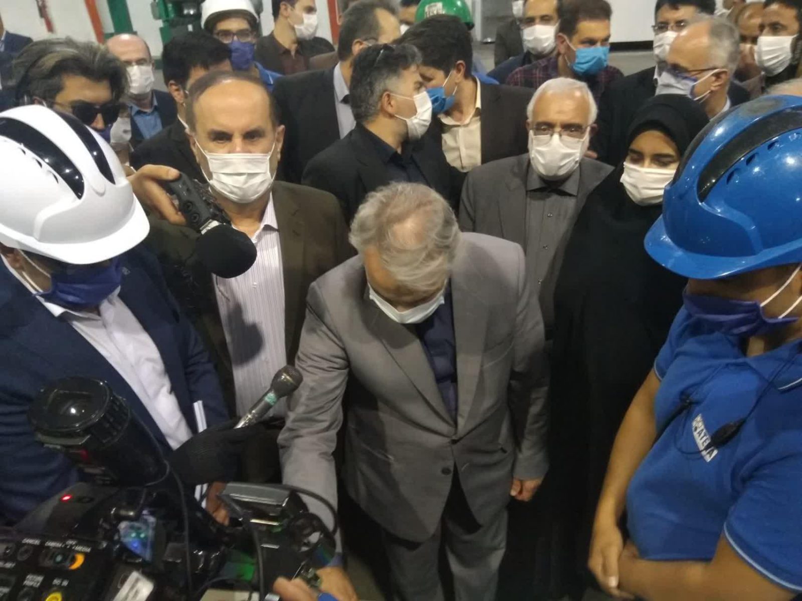 افتتاح کارخانه فولاد گستر آتنا در ایلام با حضور معاون رئیس جمهور