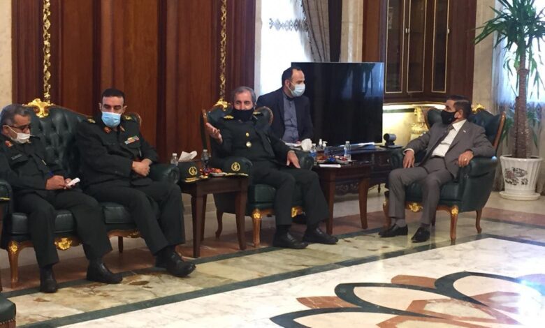 دیدار معاون رئیس ستاد کل ارتش ایران با وزیر دفاع عراق در بغداد
