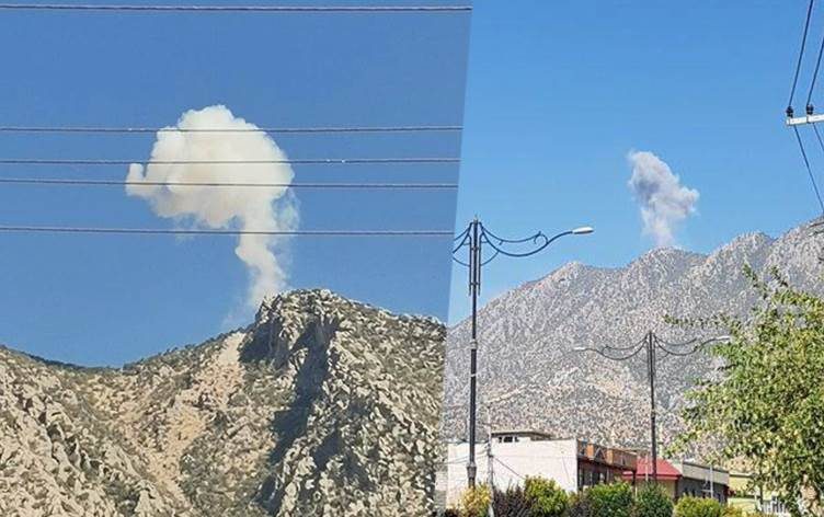 حمله هوایی شدید ترکیه به روستاهای اقلیم کردستان