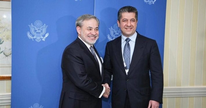 گفتگوی تلفنی نخست‌وزیر اقلیم کردستان و وزیر انرژی آمریکا
