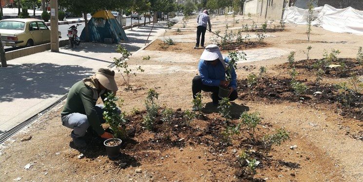 15هزار متر مربع فضای سبز در شهرک بهاران سنندج احداث می شود