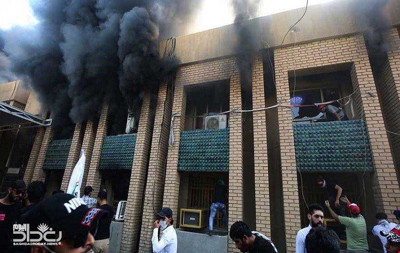 عضو حزب دمکرات درباره آتش زدن دفتر حزب در بغداد: در دام فتنه نخواهیم افتاد