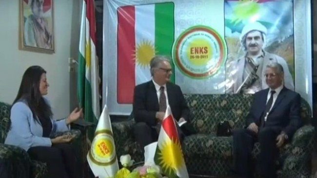 هیئت وزارت امور خارجه سوئد با ENKS دیدار کرد