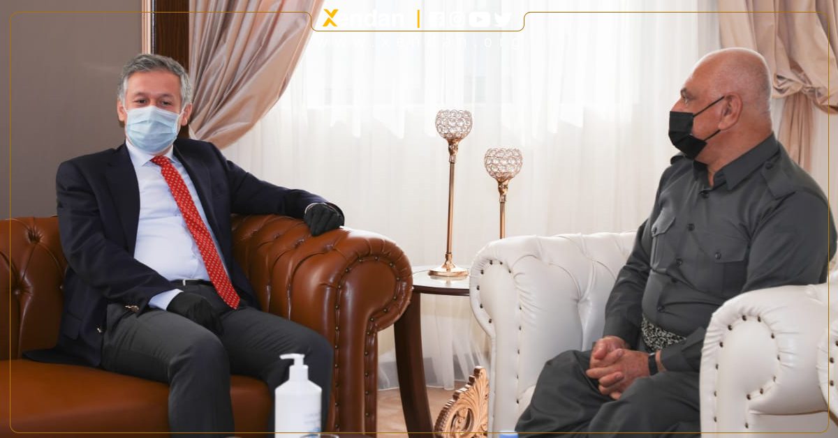 دیدار معاون رئیس اقلیم کردستان با سرکنسول ترکیه در اربیل