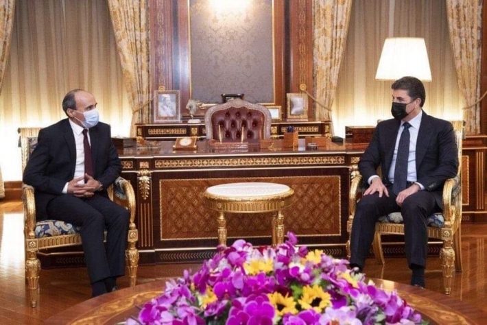 تاکید نچیروان بارزانی بر تمایل اقلیم کردستان برای توسعه روابط با قاهره