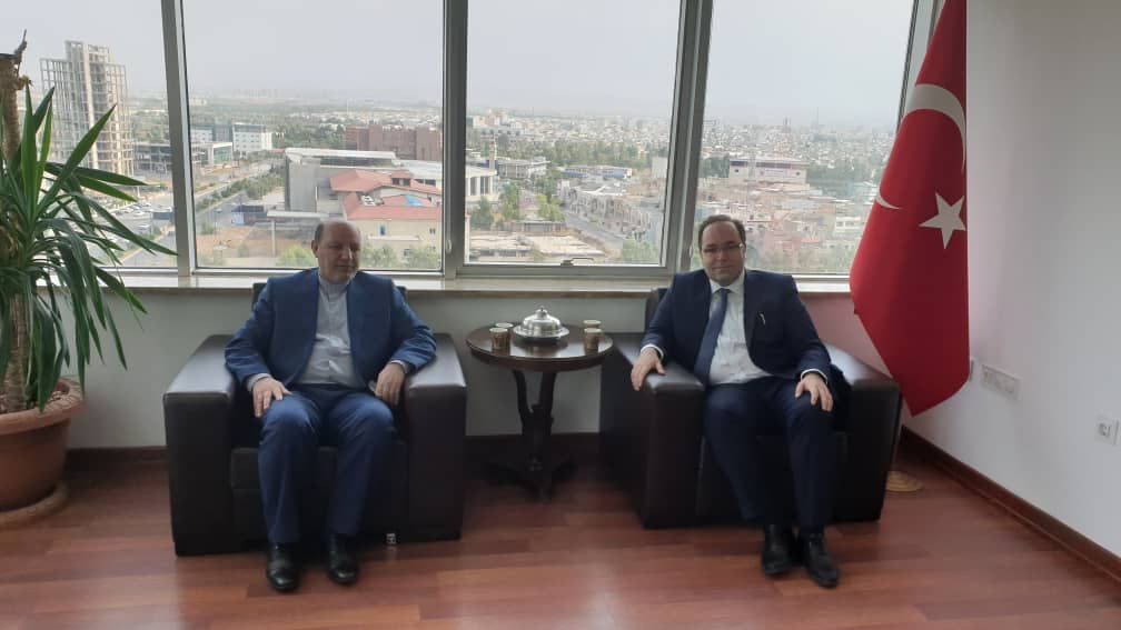 دیدار سرکنسول ایران در اربیل با معاون سرکنسول ترکیه
