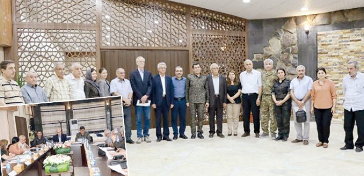 هیئت آمریکایی برای از سرگیری مذاکرات کردهای سوریه وارد کردستان سوریه شد
