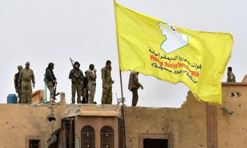 کشته و زخمی شدن ۳ عضو SDF در حمله پهپادی ترکیه به جنوب کوبانی