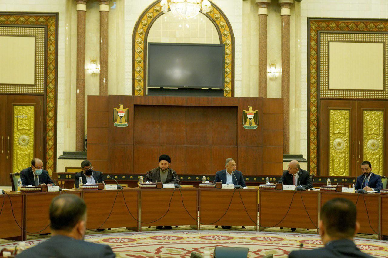 بررسی اختلافات بغداد و اربیل در نشست سران قوای عراق با سران فراکسیون ها