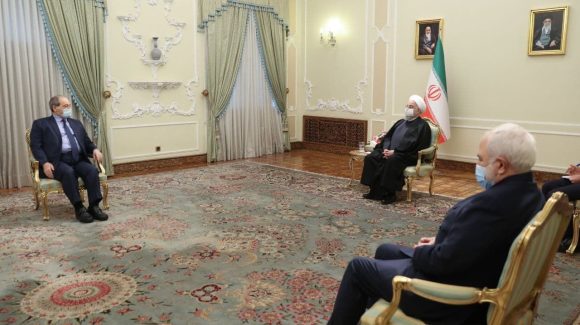 وەزیری دەرەوەی سووریا لەگەڵ سەرۆککۆماری ئێران کۆ بوویەوە