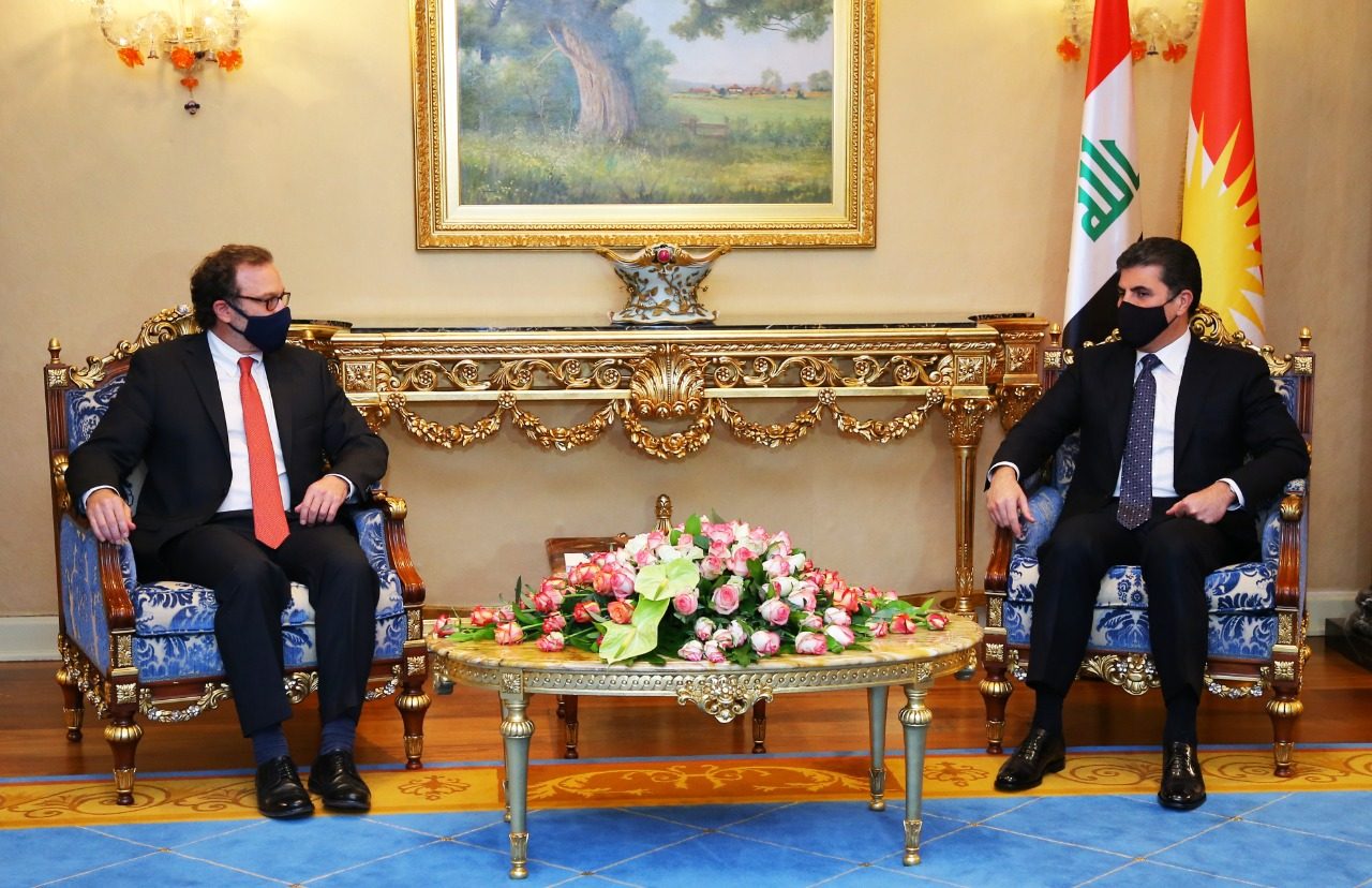 دیدار نچیروان بارزانی با هیئت وزارت خارجه آمریکا