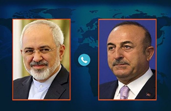 وەزیرانی دەروەی ئێران و تورکیا پەیوەندییەکی تەلەفۆنییان ئەنجام دا