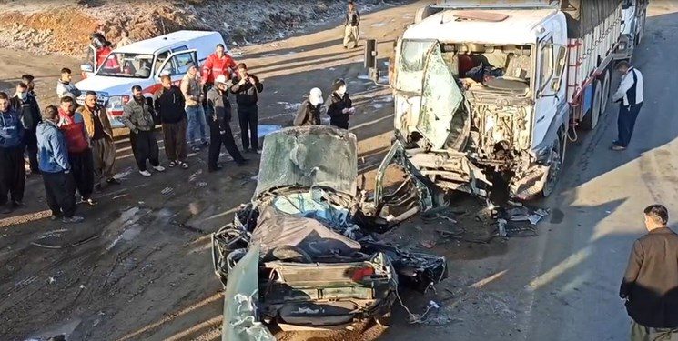 محور سقز- دیواندره باز هم حادثه ساخت/ 2 کشته بر اثر تصادف