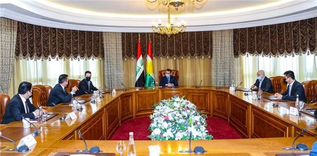دیدار مسرور بارزانی با هیئت مذاکره کننده اقلیم کردستان