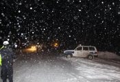 شب برفی گردنە زمزیران سردشت