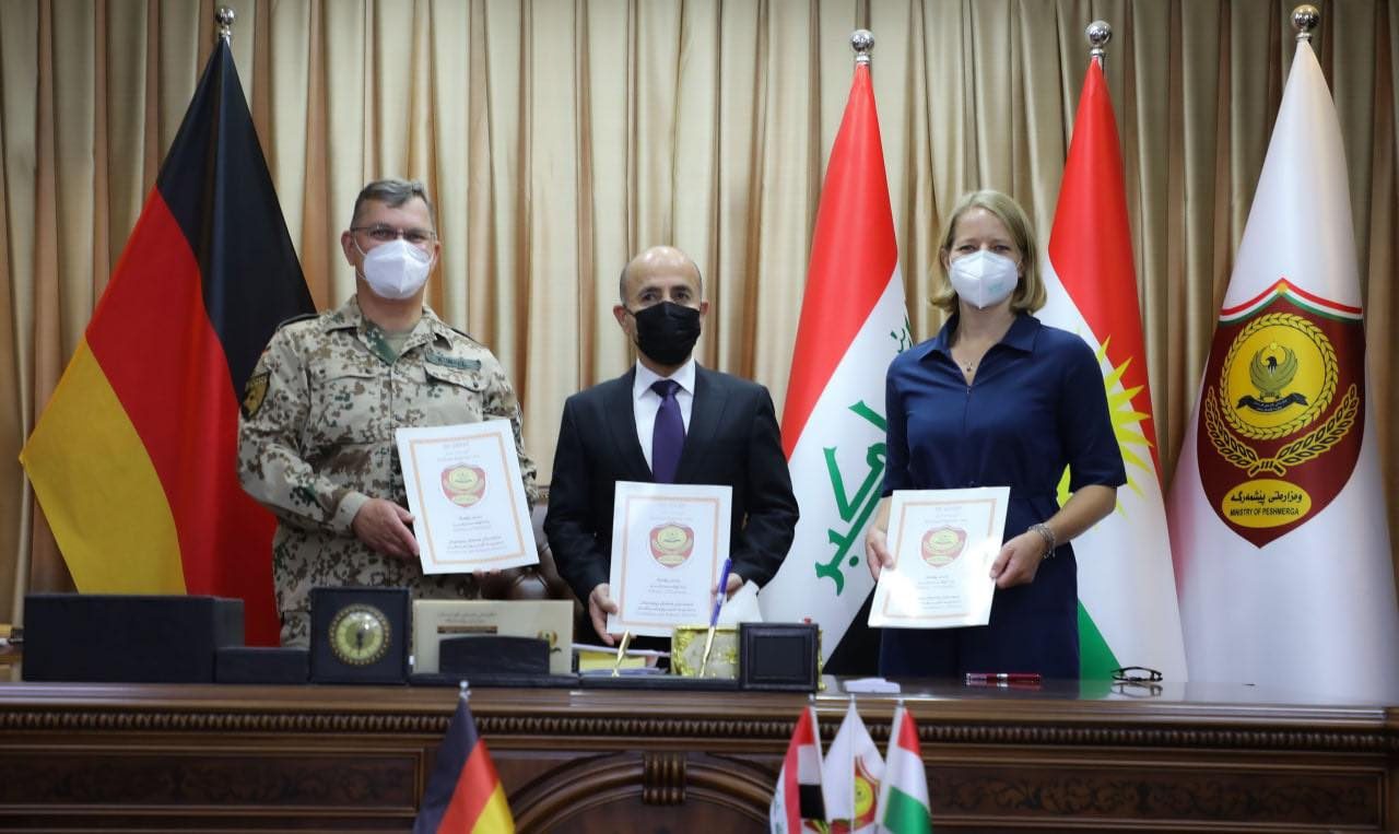 Kurdistan Region Peshmerga Ministry makes deal with German army