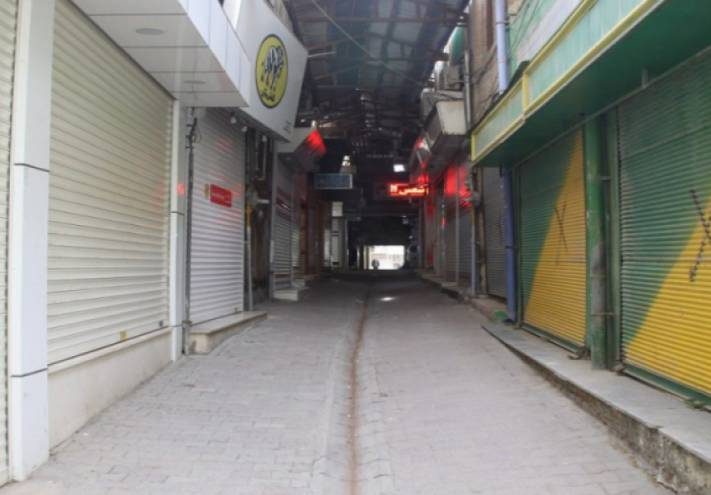 بازار مهاباد در  روزهای قرنطینه