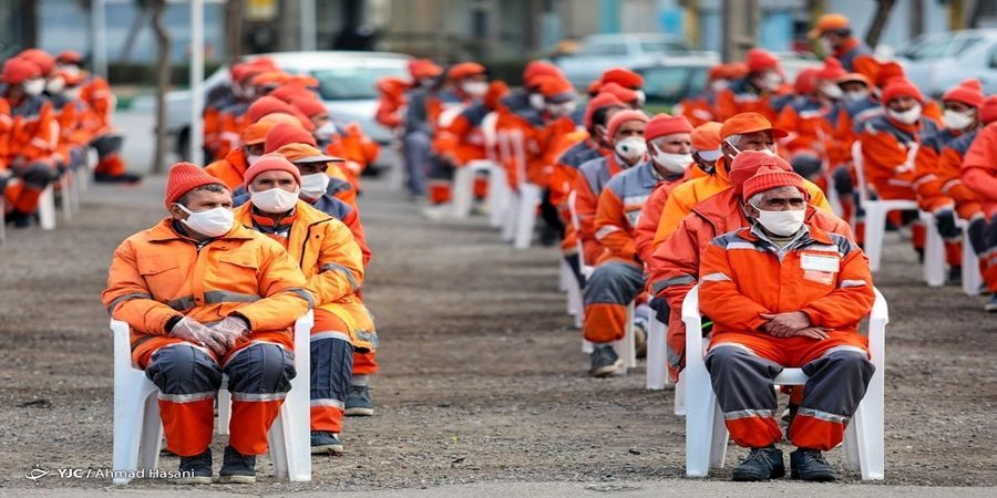 ٩٤ پاکبان مهابادی واکسن کرونا دریافت کردند