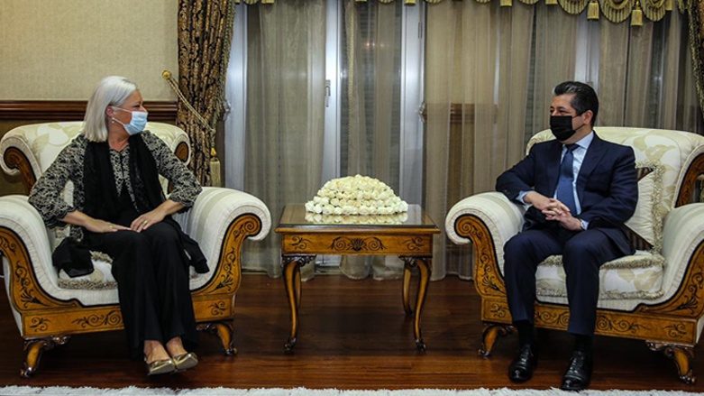 Masrour Barzani, Plashchart stress on UN role in solving Iraq outstanding issues