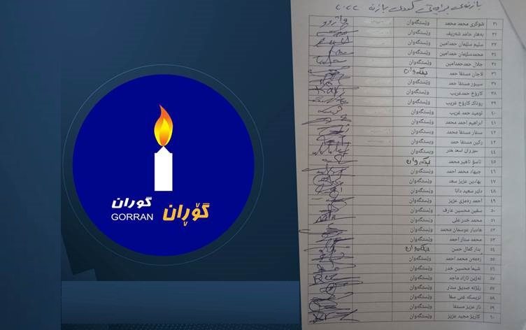 خروج جمعی ده ها عضو جنبش تغییر در اربیل از این حزب