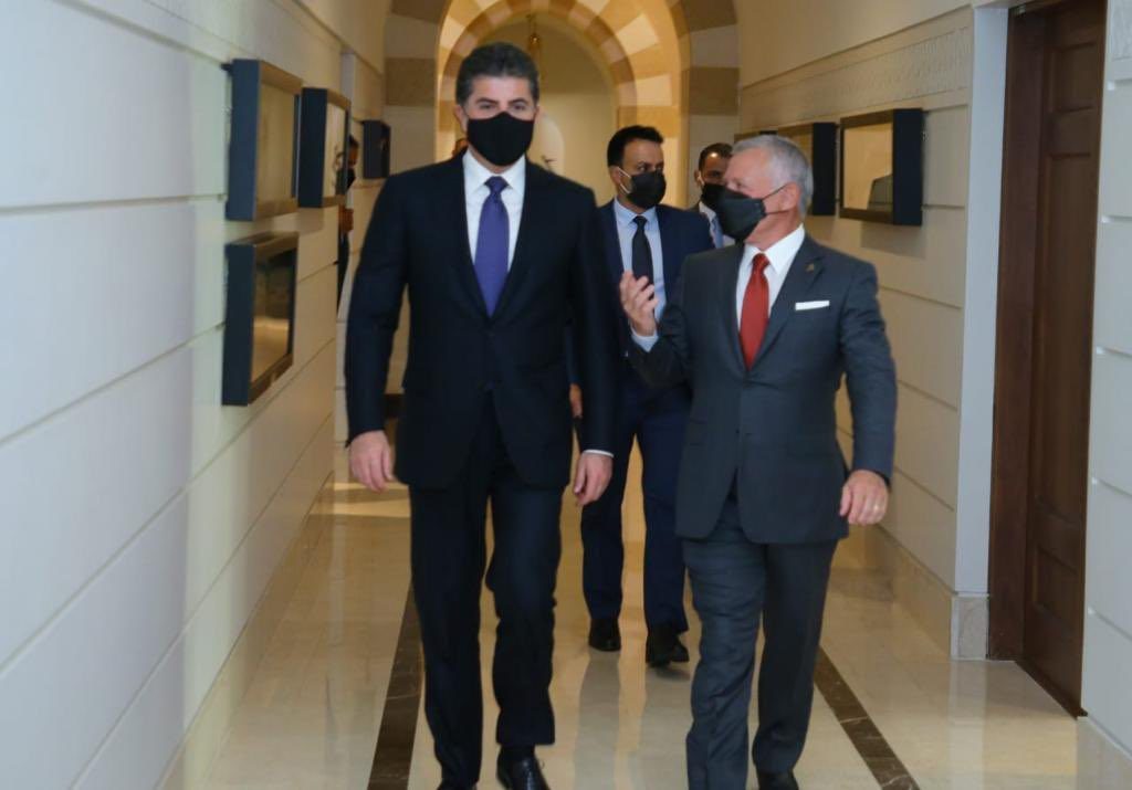 Nechirvan Barzani visits Jordan, meets King Abdullah II