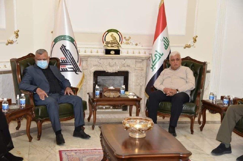 گفتگوی هادی عامری با فالح فیاض درباره حمله به مواضع حشد شعبی