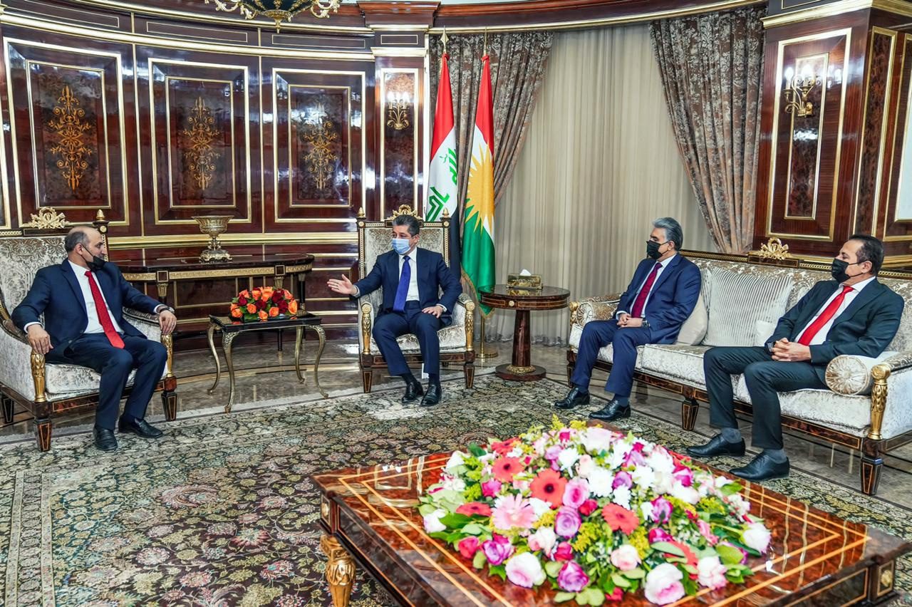 دیدار نخست وزیر اقلیم کردستان و  رهبر جبهه صلح و آزادی سوریه