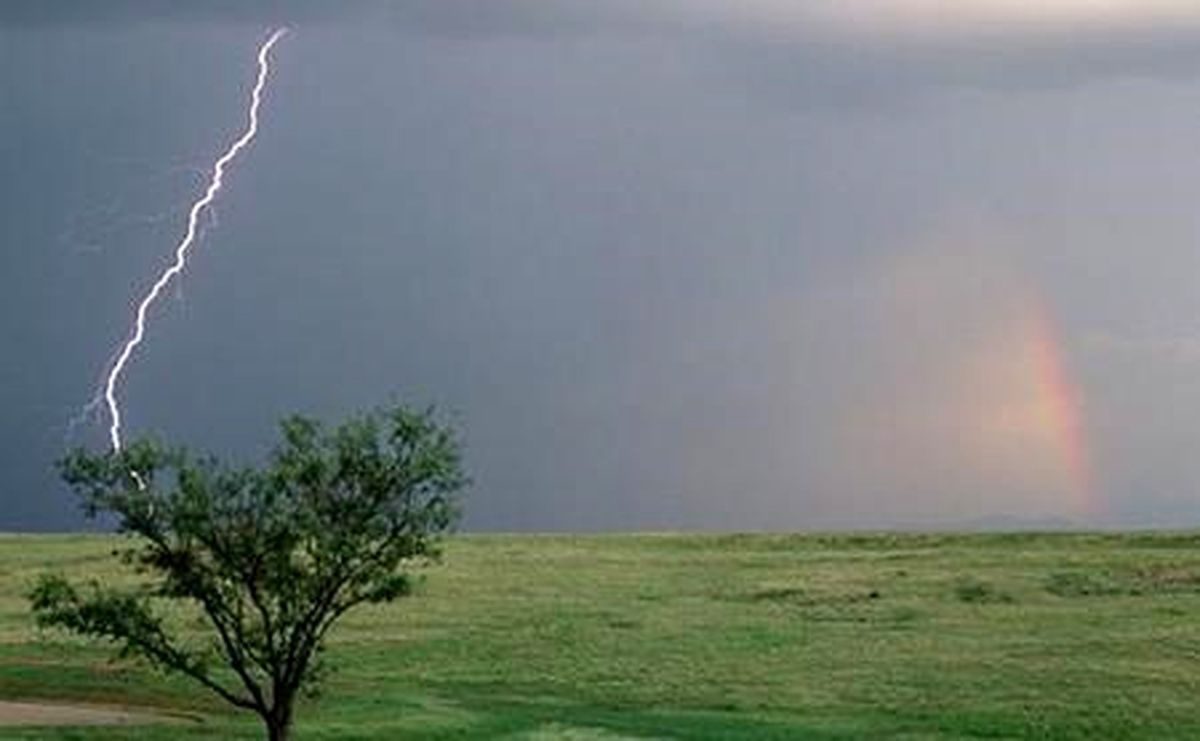 صاعقه جان یک نفر را  در سلماس  گرفت