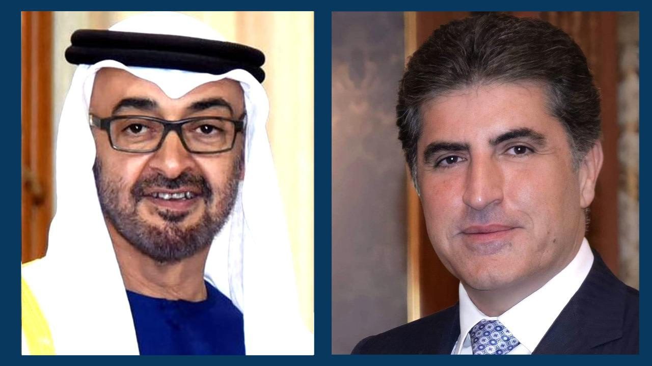 Nechirvan Barzani, Abu Dhabi's Crown Prince hold phone call
