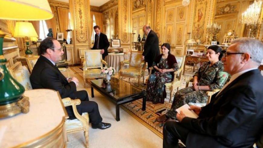 Syrian Kurds seek Macron's  support in wake of tattered ties with Russia