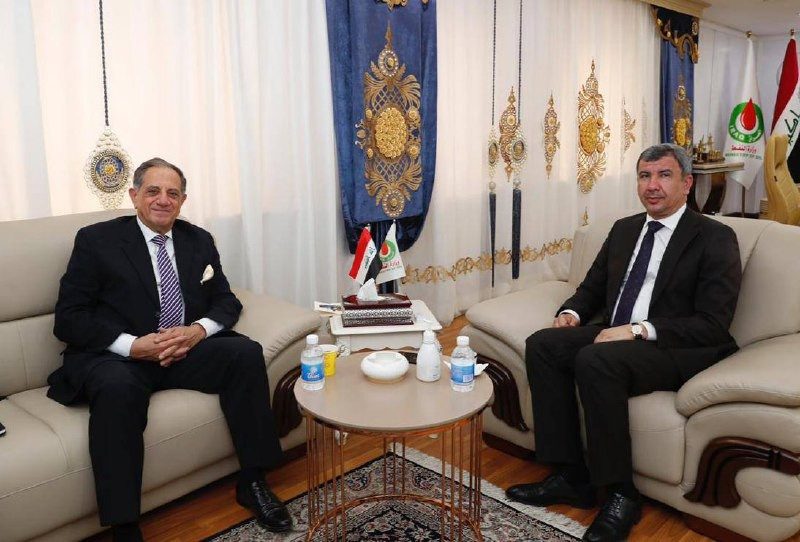 دیدار وزیر منابع زیرزمینی اقلیم کردستان با وزیر نفت عراق